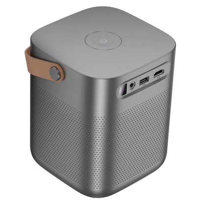 hoco DT4 1280x720P 190ANSI Smart Full Autofocus Projector Android Version, UK Plug(Metal Grey) - Mini Projector by hoco | Online Shopping UK | buy2fix