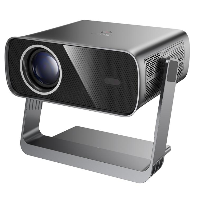hoco DT5 1920x1080P 270ANSI Smart Electric Focus Projector Android Version, EU Plug(Metal Grey) - Mini Projector by hoco | Online Shopping UK | buy2fix