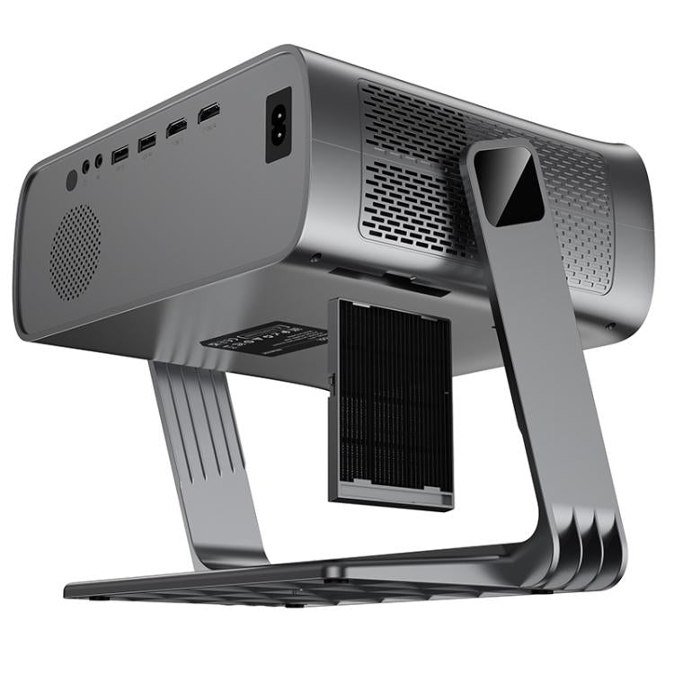 hoco DT5 1920x1080P 270ANSI Smart Electric Focus Projector Android Version, EU Plug(Metal Grey) - Mini Projector by hoco | Online Shopping UK | buy2fix