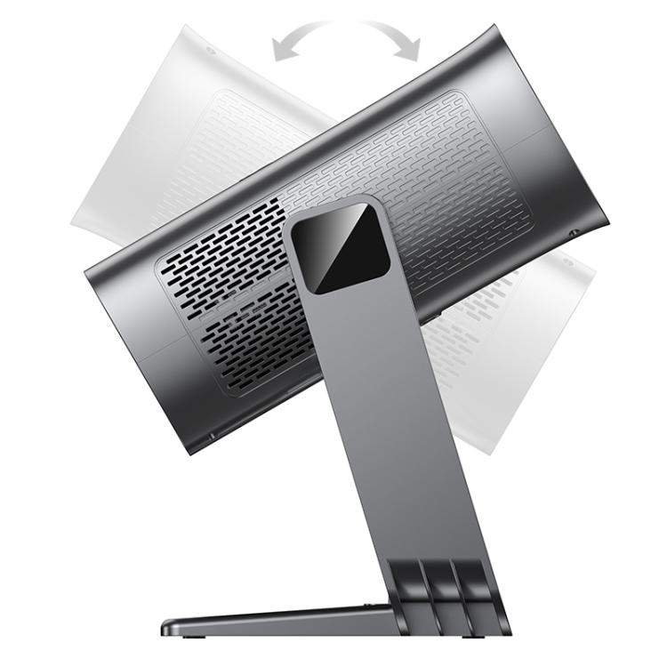 hoco DT5 1920x1080P 270ANSI Smart Electric Focus Projector Android Version, US Plug(Metal Grey) - Mini Projector by hoco | Online Shopping UK | buy2fix