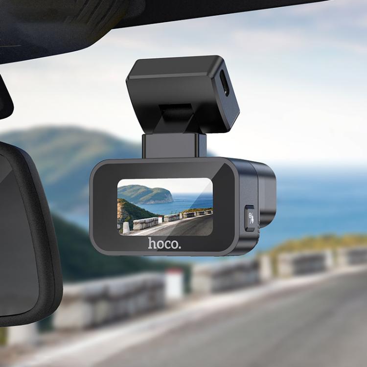 hoco DV10 1.47 inch IPS Mini Screen Dashcam Driving Recorder(Black) - Car DVRs by hoco | Online Shopping UK | buy2fix