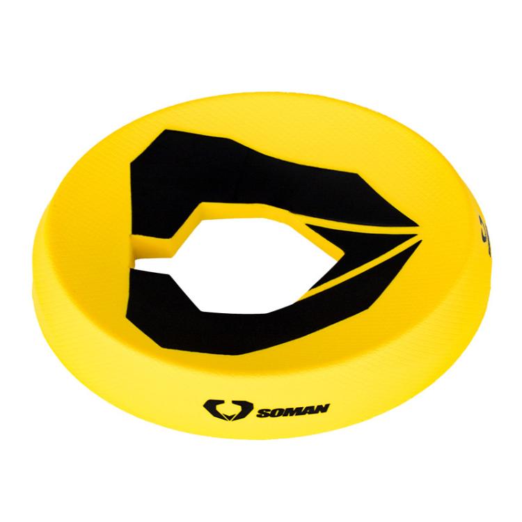 SOMAN Motorcycle Helmet Support Pad Anti-slip Protection Stand(Yellow) - Others by SOMAN | Online Shopping UK | buy2fix