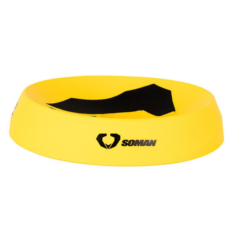 SOMAN Motorcycle Helmet Support Pad Anti-slip Protection Stand(Yellow) - Others by SOMAN | Online Shopping UK | buy2fix