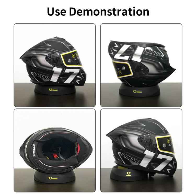 SOMAN Motorcycle Helmet Support Pad Anti-slip Protection Stand(Black) - Others by SOMAN | Online Shopping UK | buy2fix