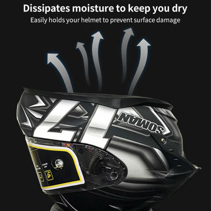 SOMAN Motorcycle Helmet Support Pad Anti-slip Protection Stand(Yellow) - Others by SOMAN | Online Shopping UK | buy2fix