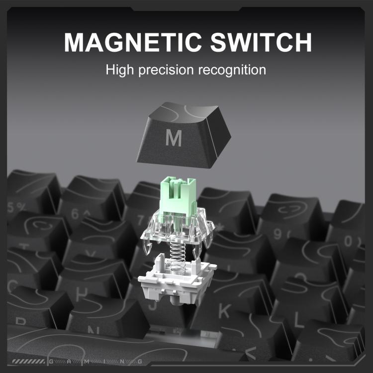 ONIKUMA G67 67-key RGB Wired Magnetic Axis Mechanical Gaming Keyboard(Black) - Wired Keyboard by ONIKUMA | Online Shopping UK | buy2fix