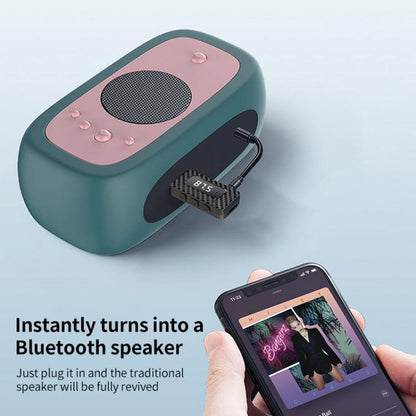 USB Car FM Transmitter Wireless Bluetooth Receiver(Black) - Bluetooth Adapters by buy2fix | Online Shopping UK | buy2fix