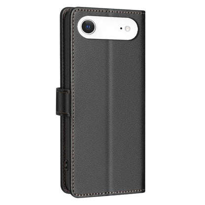 For iPhone Air Litchi Texture RFID Anti-theft Leather Phone Case(Black) - iPhone Air Cases by buy2fix | Online Shopping UK | buy2fix