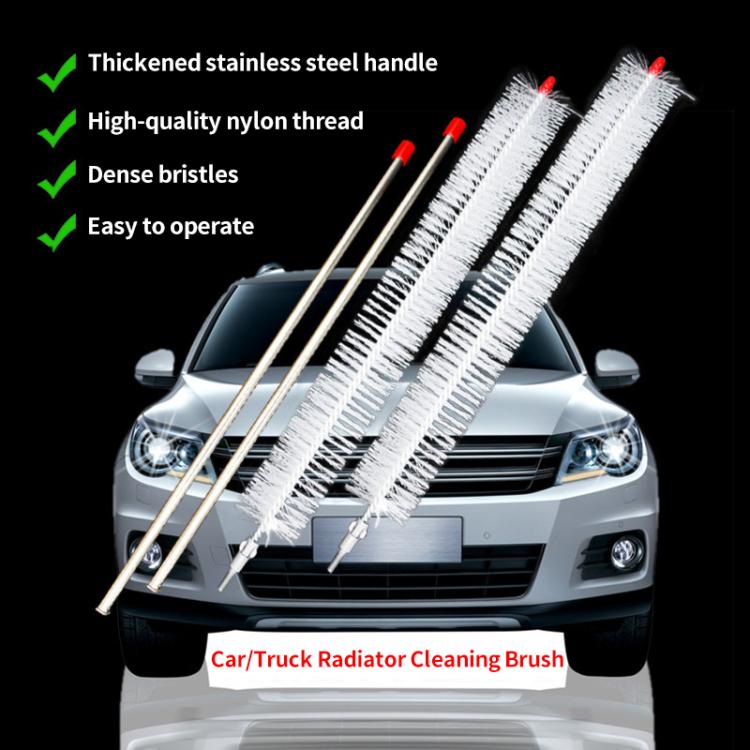 Car Water Tank Radiator Cleaning Brush(Brush Head + Stainless Steel Rod) - Car washing supplies by buy2fix | Online Shopping UK | buy2fix