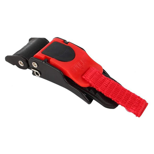 SOMAN QB12 Motorcycle Helmet Buckle Universal Quick Release Plastic Clip(Black Red)