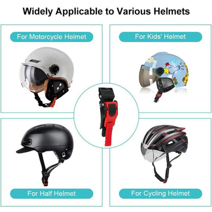 SOMAN QB12 Motorcycle Helmet Buckle Universal Quick Release Plastic Clip(Black Red) - Others by SOMAN | Online Shopping UK | buy2fix