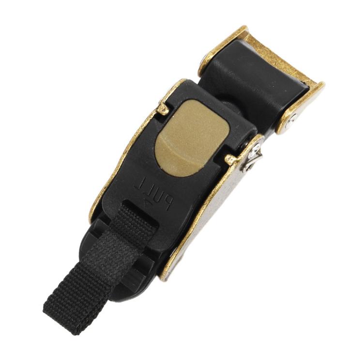 SOMAN QB11 Motorcycle Helmet Buckle Universal Quick Release Clip Copper Plated Buckle(Black Gold) - Others by SOMAN | Online Shopping UK | buy2fix