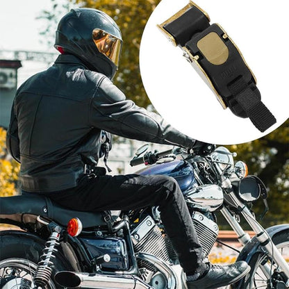 SOMAN QB11 Motorcycle Helmet Buckle Universal Quick Release Clip Copper Plated Buckle(Black Gold) - Others by SOMAN | Online Shopping UK | buy2fix