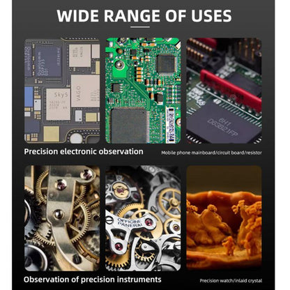Kaisi 6558 6.5-58X Synchronous Zoom Trinocular Stereo Microscope - Microscope Magnifier Series by Kaisi | Online Shopping UK | buy2fix