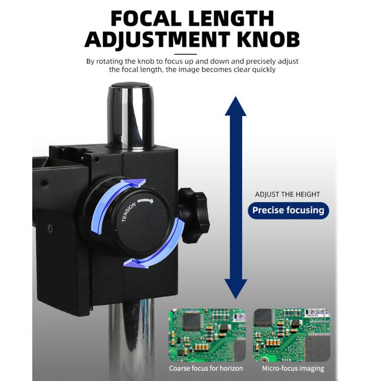 Kaisi 6558 6.5-58X Synchronous Zoom Trinocular Stereo Microscope - Microscope Magnifier Series by Kaisi | Online Shopping UK | buy2fix