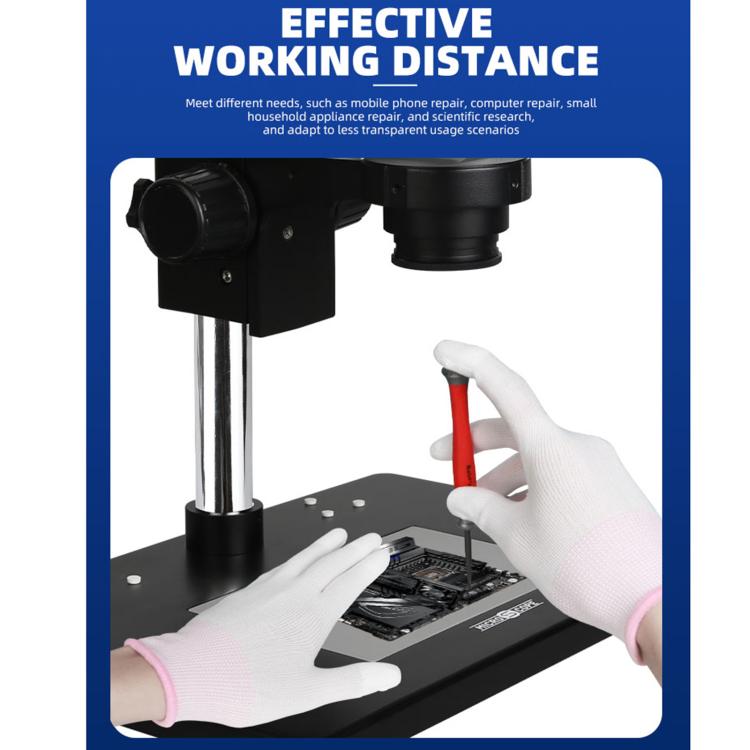 Kaisi 6558 6.5-58X Synchronous Zoom Trinocular Stereo Microscope - Microscope Magnifier Series by Kaisi | Online Shopping UK | buy2fix