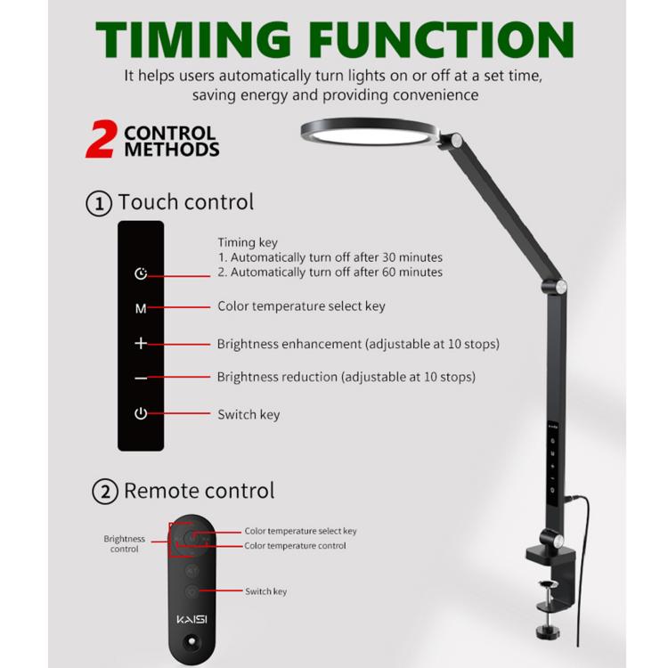 Kaisi LED35 Clip-Type Cantilever Support Fill Light - Microscope Magnifier Series by Kaisi | Online Shopping UK | buy2fix