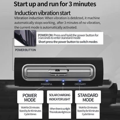 Solar Energy Car Air Purifier with Number Plate(Black) - Air Purifier by buy2fix | Online Shopping UK | buy2fix