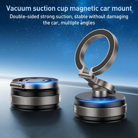 D1X Vacuum Magnetic 360 Degree Rotating Car Holder(Tarnish) - Universal Car Holders by buy2fix | Online Shopping UK | buy2fix