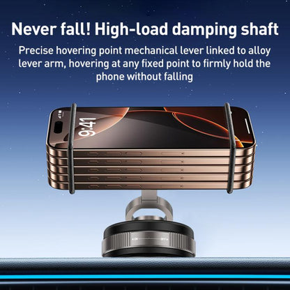 D1X Vacuum Magnetic 360 Degree Rotating Car Holder(Tarnish) - Universal Car Holders by buy2fix | Online Shopping UK | buy2fix