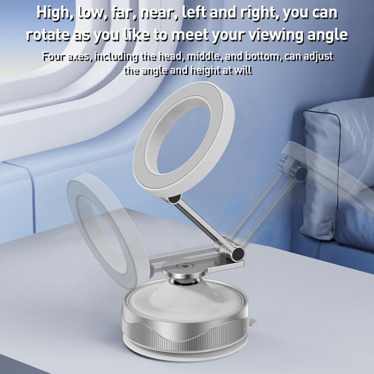 X30 Folding Rotating Car Magnetic Holder(White) - Universal Car Holders by buy2fix | Online Shopping UK | buy2fix