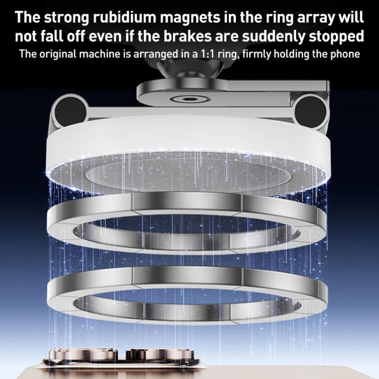 X30 Folding Rotating Car Magnetic Holder(Black) - Universal Car Holders by buy2fix | Online Shopping UK | buy2fix