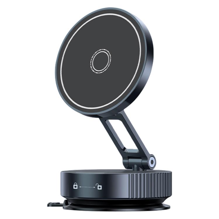 Q11 Vacuum Adsorption Foldable Magnetic Car Holder(Black) - Universal Car Holders by buy2fix | Online Shopping UK | buy2fix