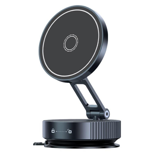 Q11 Vacuum Adsorption Foldable Magnetic Car Holder(Black) - Universal Car Holders by buy2fix | Online Shopping UK | buy2fix