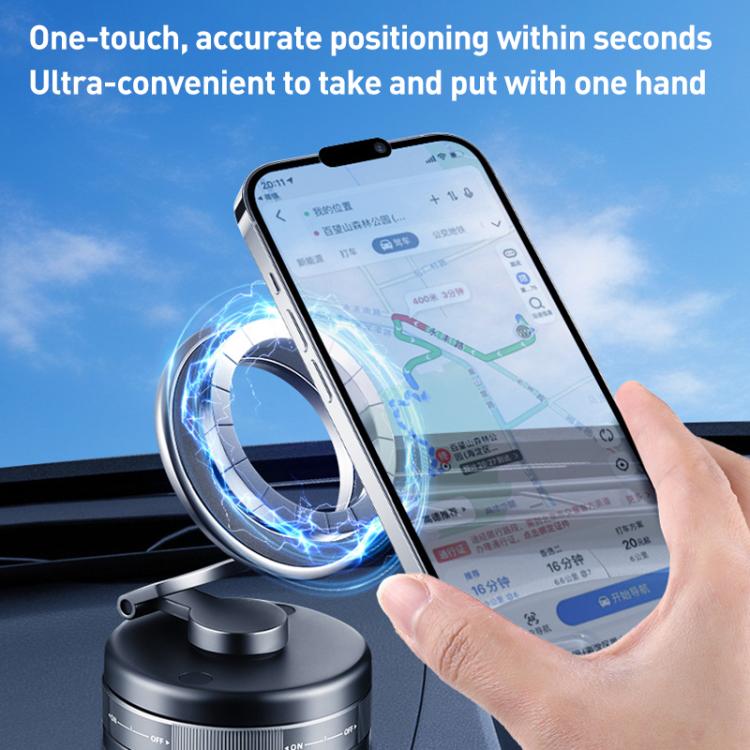 S11 Multifunctional Suction Cup Folding Car Phone Holder(Tarnish) - Universal Car Holders by buy2fix | Online Shopping UK | buy2fix