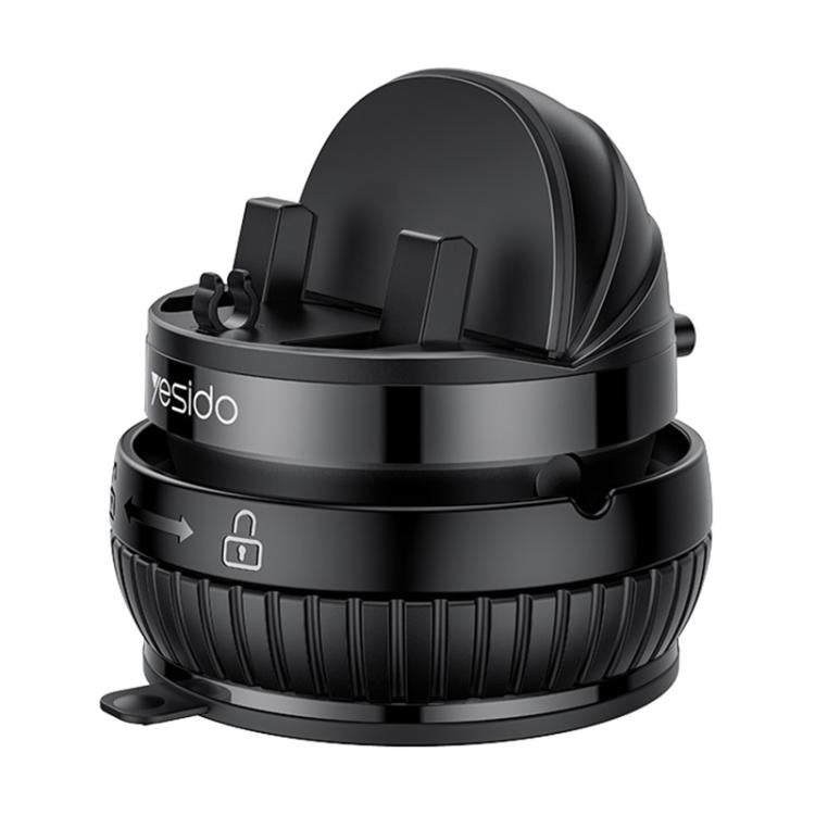 Yesido C272 360 Degree Rotating Car Center Console Phone Holder(Black) - Universal Car Holders by Yesido | Online Shopping UK | buy2fix