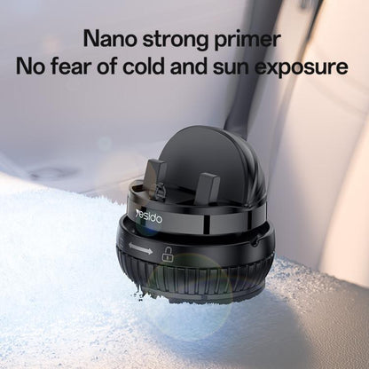 Yesido C272 360 Degree Rotating Car Center Console Phone Holder(Black) - Universal Car Holders by Yesido | Online Shopping UK | buy2fix