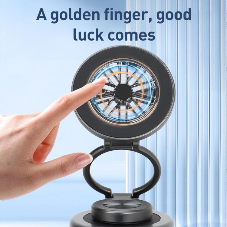 G511 360 Degree Rotating Vacuum Adsorption Magnetic Car Phone Holder(Tarnish) - Universal Car Holders by buy2fix | Online Shopping UK | buy2fix