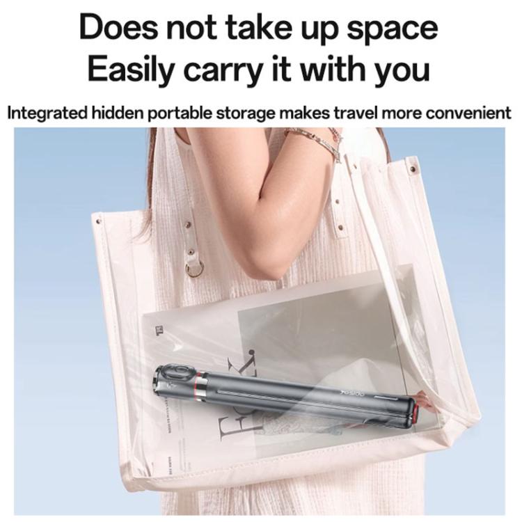 Yesido SF30 Integrated Jumping Stick Bluetooth Remote Control Selfie Stick(Black) - Selfie Sticks by Yesido | Online Shopping UK | buy2fix