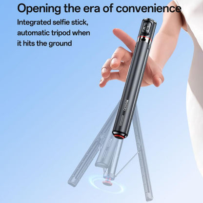 Yesido SF30 Integrated Jumping Stick Bluetooth Remote Control Selfie Stick(Black) - Selfie Sticks by Yesido | Online Shopping UK | buy2fix