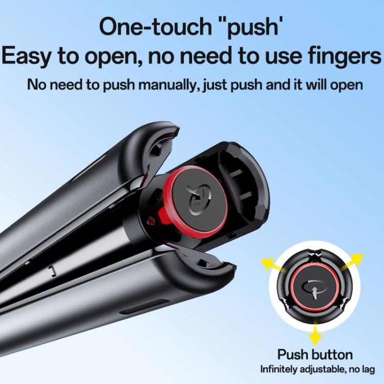 Yesido SF30 Integrated Jumping Stick Bluetooth Remote Control Selfie Stick(Black) - Selfie Sticks by Yesido | Online Shopping UK | buy2fix