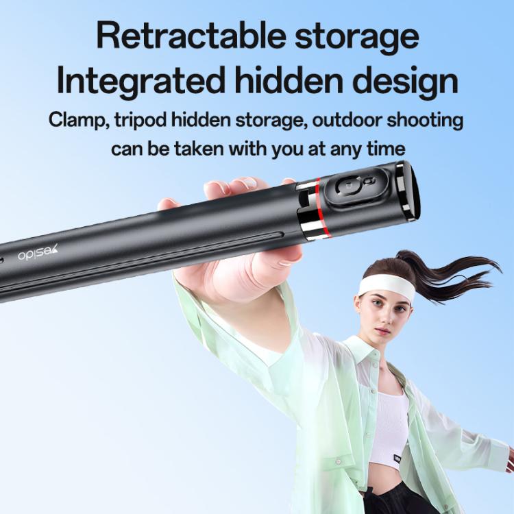 Yesido SF30 Integrated Jumping Stick Bluetooth Remote Control Selfie Stick(Black) - Selfie Sticks by Yesido | Online Shopping UK | buy2fix