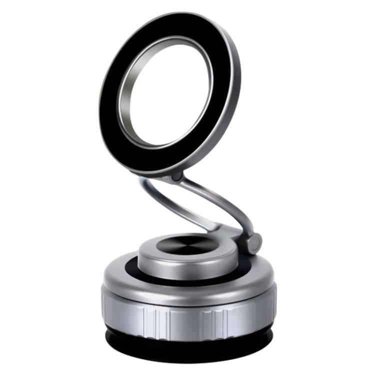 G512 Multifunctional Vacuum Double-Sided Magnetic Car Phone Holder(Silver) - Universal Car Holders by buy2fix | Online Shopping UK | buy2fix