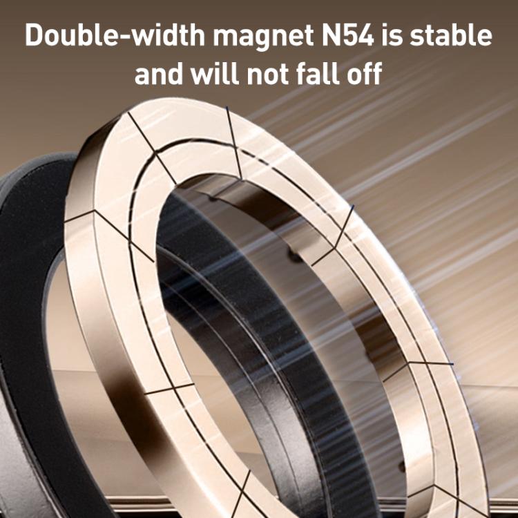 G512 Multifunctional Vacuum Double-Sided Magnetic Car Phone Holder(Silver) - Universal Car Holders by buy2fix | Online Shopping UK | buy2fix