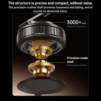 G712 Vacuum Adsorption Foldable Magnetic Car Phone Holder(Silver) - Universal Car Holders by buy2fix | Online Shopping UK | buy2fix