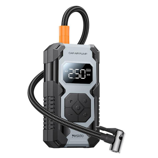 Yesido VC12 7800mAh Multi-function Car Air Pump Car Tires Cordless Tire Inflator(Black) - Inflatable Pump by Yesido | Online Shopping UK | buy2fix