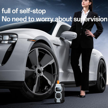 Yesido VC12 7800mAh Multi-function Car Air Pump Car Tires Cordless Tire Inflator(Black) - Inflatable Pump by Yesido | Online Shopping UK | buy2fix