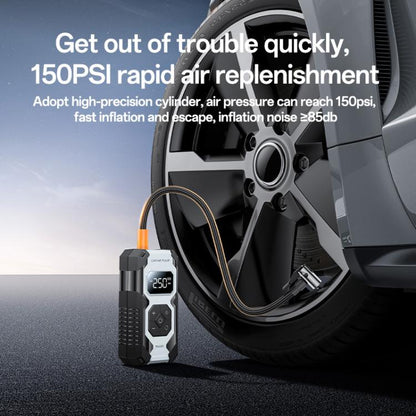 Yesido VC12 7800mAh Multi-function Car Air Pump Car Tires Cordless Tire Inflator(Black) - Inflatable Pump by Yesido | Online Shopping UK | buy2fix