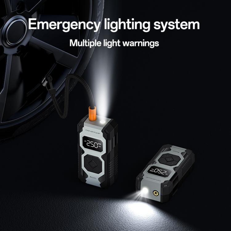 Yesido VC12 7800mAh Multi-function Car Air Pump Car Tires Cordless Tire Inflator(Black) - Inflatable Pump by Yesido | Online Shopping UK | buy2fix