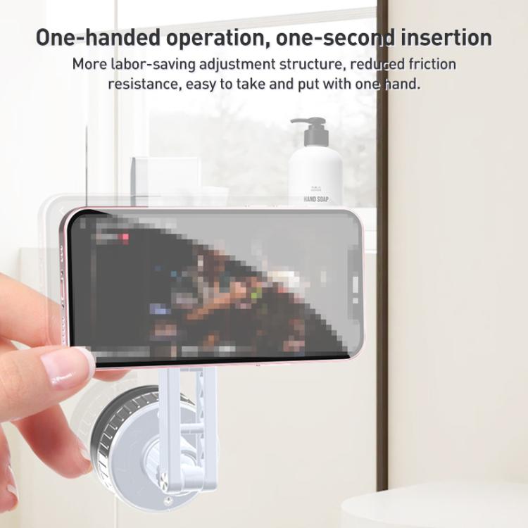 CC-T27 Vacuum Adsorption Car Magnetic Phone Holder(White) - Universal Car Holders by buy2fix | Online Shopping UK | buy2fix