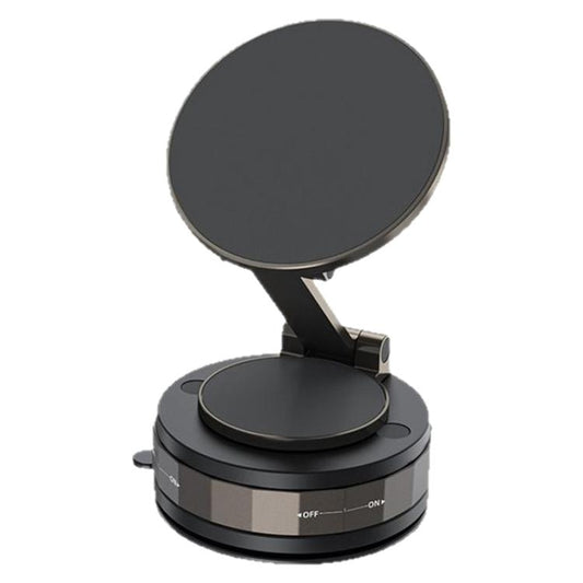 CC-T30-2 Vacuum Adsorption Rotating Magnetic Car Phone Holder(Black) - Universal Car Holders by buy2fix | Online Shopping UK | buy2fix