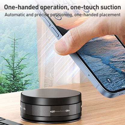 CC-T31 Vacuum Adsorption Magnetic Car Phone Holder(Black) - Universal Car Holders by buy2fix | Online Shopping UK | buy2fix