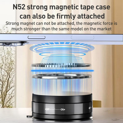 CC-T31 Vacuum Adsorption Magnetic Car Phone Holder(Black) - Universal Car Holders by buy2fix | Online Shopping UK | buy2fix