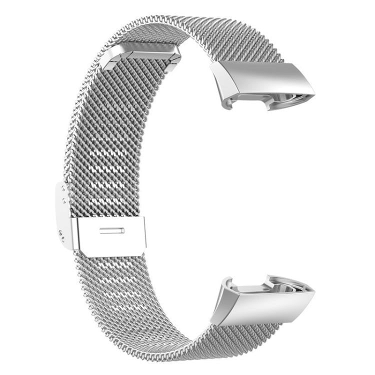 For Fitbit Charge 4 / 3 xDfind Milanese Metal Buckle Watch Band(Silver) - Watch Bands by xDfind | Online Shopping UK | buy2fix