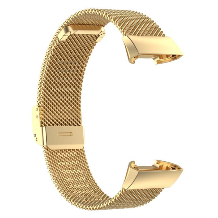 For Fitbit Charge 4 / 3 xDfind Milanese Metal Buckle Watch Band(Gold) - Watch Bands by xDfind | Online Shopping UK | buy2fix