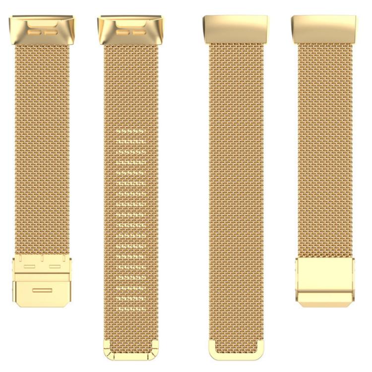 For Fitbit Charge 4 / 3 xDfind Milanese Metal Buckle Watch Band(Gold) - Watch Bands by xDfind | Online Shopping UK | buy2fix
